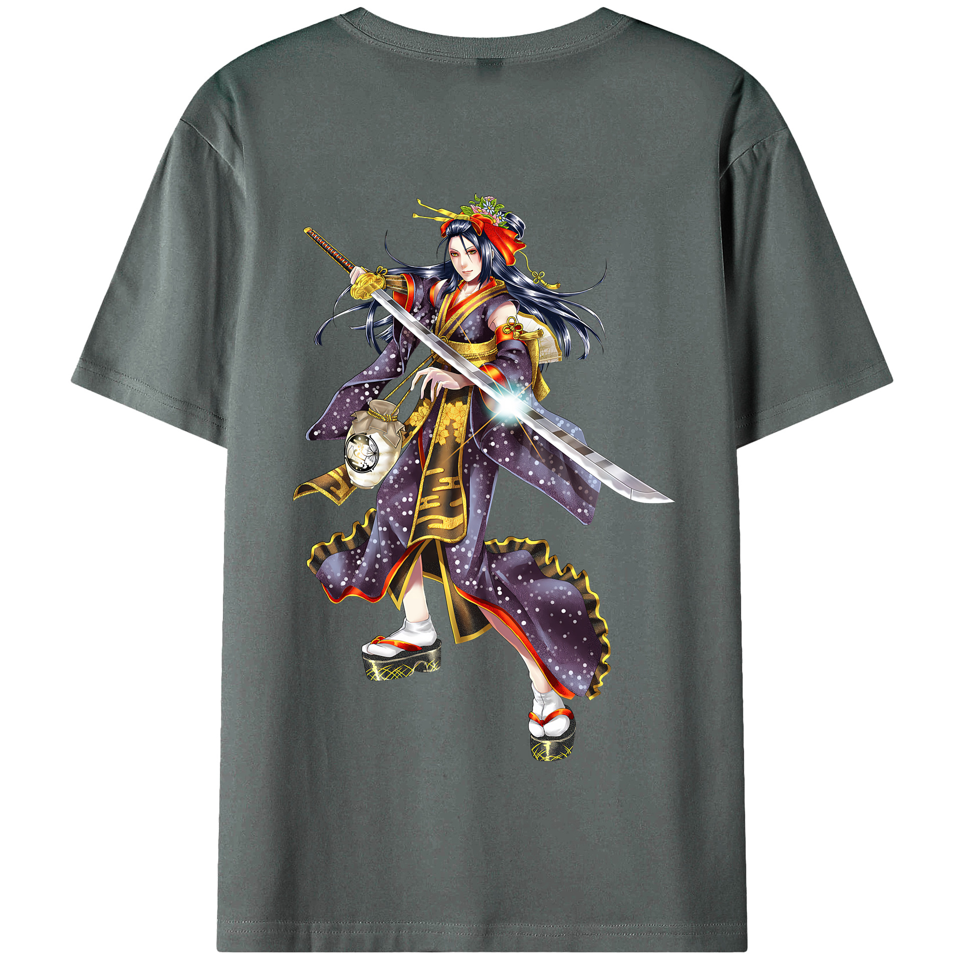 （画像用） 刀剣乱舞 Touken Ranbu 綿100％半袖Tシャツ（背面プリント）